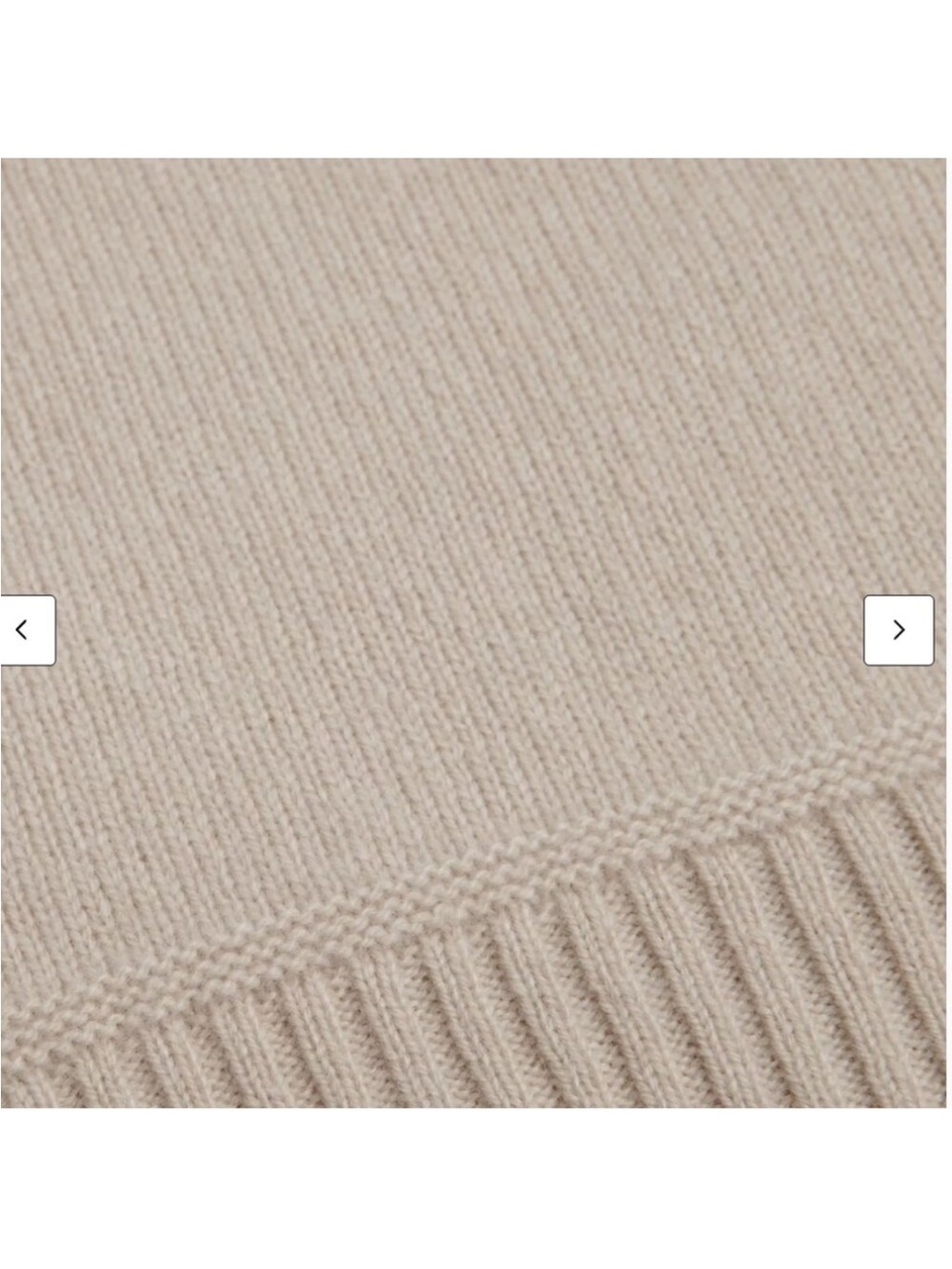 lululemon Cashmere Slim Fit Crewneck Sweater in Subtle Tan Small & free tote - Picture 5 of 8